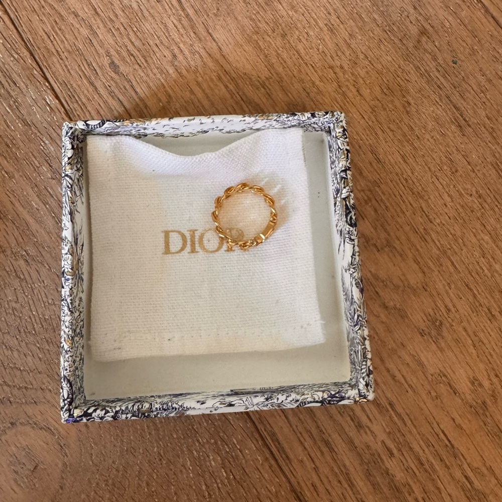 Dior Twisted Gold Band